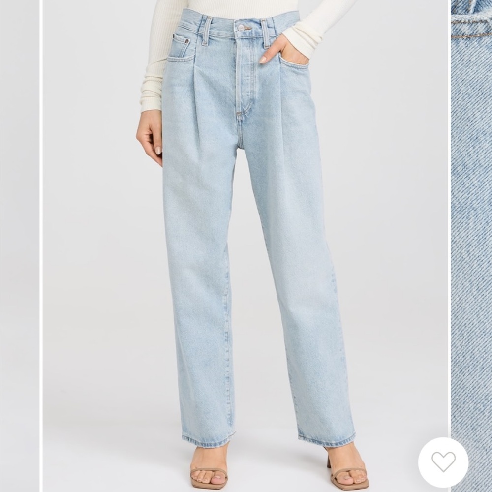 Agolde Fold Waistband Jeans